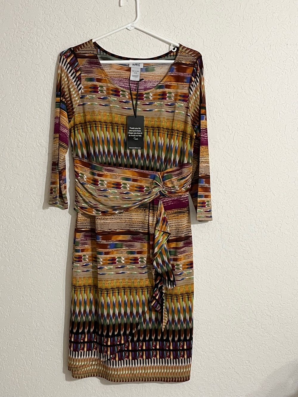 NWT Monroe & Main Faux Side Knot Knee-Length Dress Size M
European Autumn Chic - Picture 2 of 11